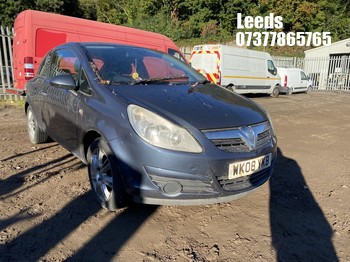 Location: Leeds - 2008 VAUXHALL CORSA LIFE A/C CDTI 3 Door Hatchback REG: WK08YKB, Keys: No, MOT Expiry date: 29-04-2026, 1248 Diesel, 5 Speed Manual Diesel, Former Keepers: 8