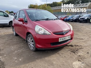 Location: Leeds - 2006 HONDA JAZZ SE 5 Door Hatchback REG: YA06LVW, Keys: No, MOT Expiry date: 05-09-2026, 1339 Petrol, 5 Speed Manual Petrol, Former Keepers: 3