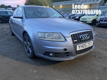 Location: Leeds - 2006 AUDI A6 S LINE TDI QUATTRO A 4 Door Saloon REG: YH06ZSX, Keys: No, MOT Expiry date: 14-07-2026, 2969 Diesel, 6 Speed Auto Diesel, Former Keepers: 5