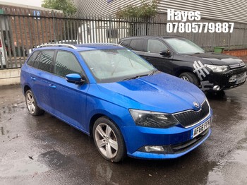 Location: Hayes - 2016 SKODA FABIA SE L TDI S-A Estate REG: AF66FFK, Keys: No, MOT Expiry date: 28/04/2026, 1422 Diesel, 7 Speed S-Auto Diesel, Former Keepers: 5