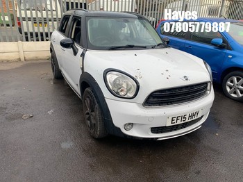 Location: Hayes - 2015 MINI COUNTRYMAN COOPER ALL4 5 Door Hatchback REG: EF15HHY, Keys: No, MOT Expiry date: 28/11/2026, 1598 Petrol, 6 Speed Manual Petrol, Former Keepers: 2