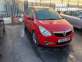 Location: Hayes - 2010 VAUXHALL AGILA CLUB AC AUTO 5 Door Hatchback REG: EA10OXP, Keys: No, MOT Expiry date: 01/12/2026, 1242 Petrol, 5 Speed Auto Petrol, Former Keepers: 11