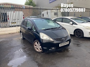 Location: Hayes - 2009 HONDA JAZZ I-VTEC EX 5 Door Hatchback REG: WG09NYD, Keys: No, MOT Expiry date: 10/06/2027, 1339 Petrol, 5 Speed Manual Petrol, Former Keepers: 9