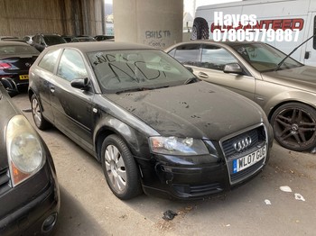 Location: Hayes - 2007 AUDI A3 FSI 3 Door Hatchback REG: WL07GUG, Keys: No, MOT Expiry date: 07/03/2026, 1595 Petrol, 6 Speed Manual Petrol, Former Keepers: 5