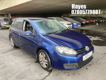Location: Hayes - 2009 VOLKSWAGEN GOLF S TSI S-A 5 Door Hatchback REG: LH09AJU, Keys: No, MOT Expiry date: 20/09/2025, 1390 Petrol, 7 Speed S-Auto Petrol, Former Keepers: 5