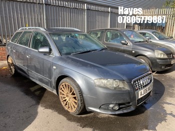 Location: Hayes - 2006 AUDI A4 SE S LINE Estate REG: AJ06WCR, Keys: No, MOT Expiry date: 22/03/2026, 1984 Petrol, 6 Speed Manual Petrol, Former Keepers: 8