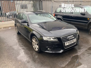 Location: Hayes - 2009 AUDI A4 SE AVANT TFSI AUTO Estate REG: FY09PLX, Keys: No, MOT Expiry date: 30/07/2026, 1798 Petrol, Variable Speed Auto Petrol, Former Keepers: 9