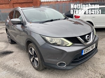 Location: Nottingham - 2015 NISSAN QASHQAI N-TEC + DCI 5 Door Hatchback REG: EO15PBF, 1461 Diesel, 6 Speed Manual, Former Keepers: 1, Keys: Yes, MOT Expiry date: 19/02/2027