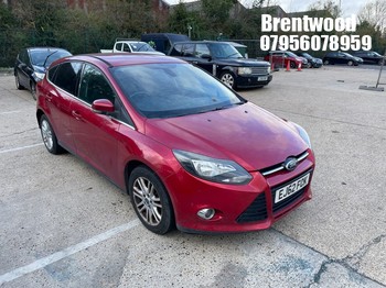 Location: Brentwood - 2012 FORD FOCUS TITANIUM TURBO 5 Door Hatchback REG: EJ62FOK, Keys: No, MOT Expiry date: 10.07.2026, 998 Petrol, 6 Speed Manual Petrol, Former Keepers: 4