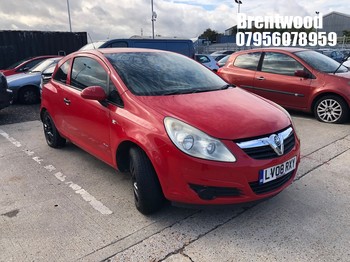 Location: Brentwood - 2008 VAUXHALL CORSA BREEZE 3 Door Hatchback REG: LV08RXY, Keys: No, MOT Expiry date: 16/04/2025, 998 Petrol, 5 Speed Manual Petrol, Former Keepers: 5