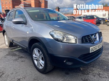Location: Nottingham - 2010 NISSAN QASHQAI N-TEC 5 DOOR HATCHBACK REG: VO60WSD, 1997cc PETROL, 6 SPEED MANUAL PETROL, Former Keepers: 4, Keys: Yes, MOT Expiry date: 03/10/2026