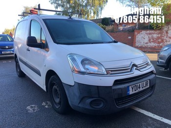 Location: Nottingham - 2014 CITROEN BERLINGO 850 ENTERPRISE H Panel Van REG: YD14UJR, 1560cc Diesel, 5 Speed Manual Diesel, Former Keepers: 2, Keys: Yes, MOT Expiry date: 01/12/2026