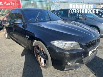 Location: BELVEDERE - 2014 BMW 530D M SPORT AUTO 4 Door Saloon REG: GN14GWD, 2993cc Diesel, 8 Speed Auto Diesel, Former Keepers: 4, Keys: No, MOT: Expiry date06.10.2026
