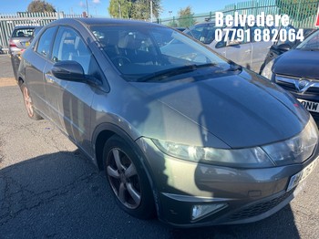Location: BELVEDERE - 2006 HONDA CIVIC ES I-VTEC S-A 5 Door Hatchback REG: WA06XDC, 1799cc Petrol, 6 Speed Semi Auto Petrol, Former Keepers: 7, Keys: No, MOT: Expiry date03.06.2025
