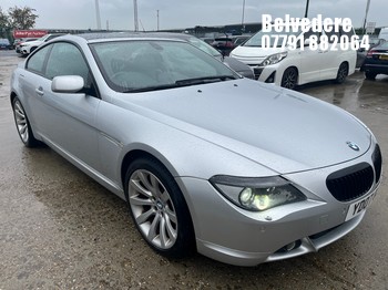 Location: Belvedere - 2007 BMW 650I SPORT AUTO Coupe REG: YD07OLE, 4799cc Petrol, 6 Speed Auto Petrol, Former Keepers:, Keys: Yes, MOT Expiry date: 28.11.2026