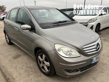 Location: Belvedere - 2006 MERCEDES B150 SE CVT MPV REG: LR56OWC, 1498cc Petrol, Variable Speed Auto Petrol, Former Keepers: 3, Keys: Yes, MOT Expiry date: 26.03.2027