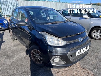 Location: Belvedere - 2015 HYUNDAI I10 PREMIUM 5 Door Hatchback REG: AF15XBD, Keys: No, MOT Expiry date: 03/03/2026, 1248 Petrol, 5 Speed Manual Petrol, Former Keepers: 10