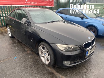 Location: Belvedere - 2008 BMW 320I SE Coupe REG: YH58YXG, Keys: No, MOT Expiry date: 06/12/2025, 1995 Petrol, 6 Speed Manual Petrol, Former Keepers: 4