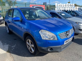 Location: Belvedere - 2008 NISSAN QASHQAI TEKNA 2WD 5 Door Hatchback REG: MW08VJN, Keys: No, MOT Expiry date: 11/02/2027, 1598 Petrol, 5 Speed Manual Petrol, Former Keepers: 6