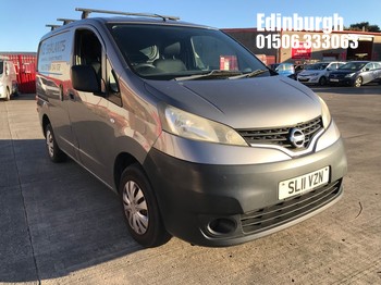 Location: Edinburgh - 2011 NISSAN NV200 SE DCI Car Derived Van REG: SL11VZN, Keys: Yes, MOT Expiry date: 05/11/2025, 1461 Diesel, 5 Speed Manual Diesel, Former Keepers: 2