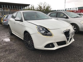 Location: Edinburgh - 2013 ALFA ROMEO GIULIETTA SPORTIVA JTDM-2 5 Door Hatchback REG: SN63ZYZ, Keys: No, MOT Expiry date: 27/03/2027, 1598 Diesel, 6 Speed Manual Diesel, Former Keepers: 5