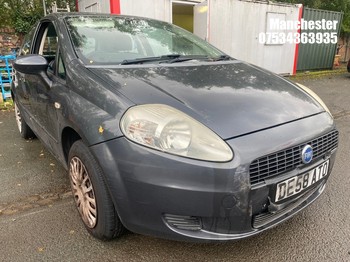 NOTE: ATF Registered Buyers ONLY - Location: Manchester - 2008 FIAT GRANDE PUNTO ACTIVE 65 3 Door Hatchback REG: DE58ATO, 1242cc PETROL, 5 Speed Manual Petrol, Former Keepers: 8, Keys: No
