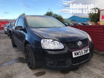 Location: Edinburgh - 2005 VOLKSWAGEN GOLF GT TDI 3 Door Hatchback REG: MW55DWP, Keys: No, MOT Expiry date: 11/06/2026, 1968 Diesel, 6 Speed Manual Diesel, Former Keepers: 13