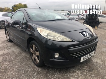 Location: Nottingham - 2011 PEUGEOT 207 SPORT CC Convertible REG: ET11ZKV, Keys: No, MOT Expiry date: 02/09/2025, 1598 Petrol, 5 Speed Manual Petrol, Former Keepers: 7