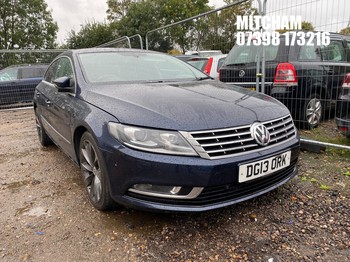 Location: Mitcham - 2013 VOLKSWAGEN CC GT BLUEMOTION TECHN TD Coupe REG: DG13ORK, Keys: No, MOT Expiry date: 04/11/2026, 1968 Diesel, 6 Speed Semi Auto Diesel, Former Keepers: 15