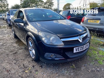 Location: Mitcham - 2008 VAUXHALL ASTRA SRI CDTI 150 Coupe REG: VE08UOW, Keys: No, MOT Expiry date: 18/09/2026, 1910 Diesel, 6 Speed Manual Diesel, Former Keepers: 8