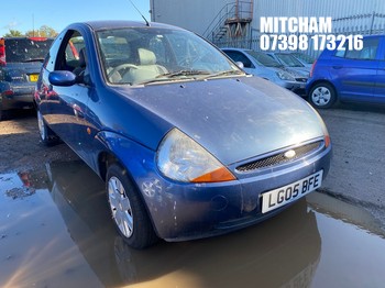Location: Mitcham - 2005 FORD KA STYLE 3 Door Hatchback REG: LG05BFE, Keys: No, MOT Expiry date: 28/09/2023, 1297 Petrol, 5 Speed Manual Petrol, Former Keepers: 5