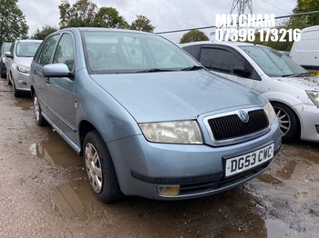 Location: Mitcham - 2003 SKODA FABIA COMFORT 16V AUTO Estate REG: DG53CWC, Keys: No, MOT Expiry date: 15/04/2026, 1390 Petrol, 4 Speed Auto Petrol, Former Keepers: 6