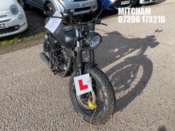 Location: Mitcham - 2020 MUTT FAT SABBATH 125 Motorcycle REG: FL20ZWB, Keys: No, MOT Expiry date: 02/05/2025, 125 Petrol, MANUAL, Former Keepers: 2