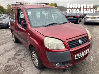 Location: Nottingham - 2007 FIAT DOBLO DYNAMIC M-JET MPV REG: ND57HLW, Keys: No, MOT Expiry date: 17/05/2027, 1910 Diesel, 5 Speed Manual Diesel, Former Keepers: 6