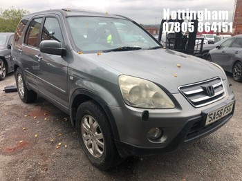 Location: Nottingham - 2006 HONDA CR-V I-CTDI SPORT Estate REG: SA56FSG, Keys: No, MOT Expiry date: 07/08/2026, 2204 Diesel, 6 Speed Manual Diesel, Former Keepers: 2