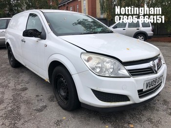 Location: Nottingham - 2009 VAUXHALL ASTRA CLUB CDTI Car Derived Van REG: VU09GFZ, Keys: No, MOT Expiry date: 16/01/2026, 1686 Diesel, 6 Speed Manual Diesel, Former Keepers: 5