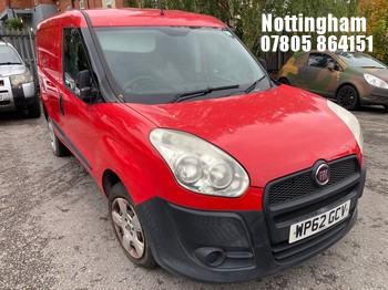 Location: Nottingham - 2013 FIAT DOBLO 16V MULTIJET Panel Van REG: WP62GCV, Keys: No, MOT Expiry date: 27/03/2027, 1248 Diesel, 5 Speed Manual Diesel, Former Keepers: 1