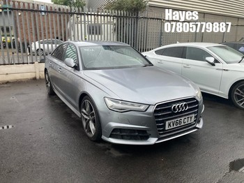 Location: Hayes - 2016 AUDI A6 S LINE BLACK ED TDI QU 4 Door Saloon REG: KV66CTY, Keys: No, MOT Expiry date: 03/05/2027, 1968 Diesel, 7 Speed S-Auto Diesel, Former Keepers: 6