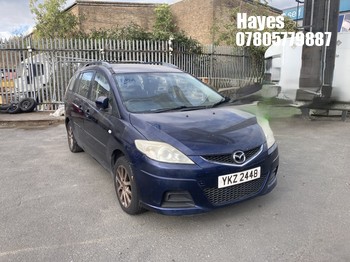 Location: Hayes - 2009 MAZDA 5 TS2 AUTO MPV REG: YKZ2448, Keys: No, MOT Expiry date: 27/07/2026, 1999 Petrol, 5 Speed Auto Petrol, Former Keepers: 3