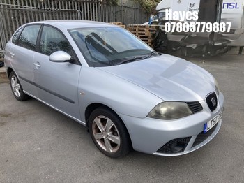 Location: Hayes - 2007 SEAT IBIZA REFERENCE SPORT 12V 5 Door Hatchback REG: LT57CHG, Keys: No, MOT Expiry date: 06/09/2026, 1198 Petrol, 5 Speed Manual Petrol, Former Keepers: 5