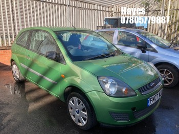 Location: Hayes - 2007 FORD FIESTA STYLE CLIMATE 3 Door Hatchback REG: FM07WLU, Keys: No, MOT Expiry date: 26/05/2027, 1242 Petrol, 5 Speed Manual Petrol, Former Keepers: 7