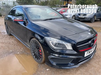 Location: Peterborough - 2014 MERCEDES-BENZ CLA45 AMG 4MATIC AUTO 4 DOOR SALOON REG: FN14XRJ, 1991cc PETROL, 7 SPEED AUTO PETROL, Former Keepers: 5, Keys: Yes, MOT Expiry date: 24/07/2027