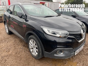 Location: Peterborough - 2016 RENAULT KADJAR DYNAMIQUE NAV DCI 5 Door Hatchback REG: NL66OJC, Keys: No, MOT Expiry date: 09/03/2027, 1461 Diesel, 6 Speed Manual Diesel, Former Keepers: 3