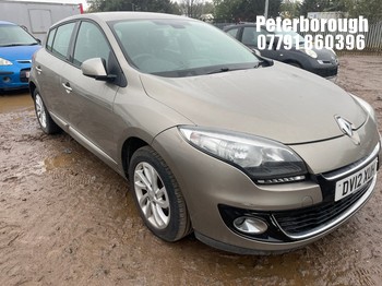 Location: Peterborough - 2012 RENAULT MEGANE DYNAMIQUE TOMTOM D 5 Door Hatchback REG: DV12XUH, Keys: No, MOT Expiry date: 06/10/2025, 1461 Diesel, 6 Speed Manual Diesel, Former Keepers: 3
