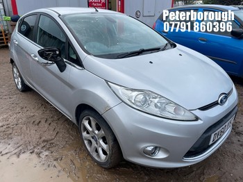 Location: Peterborough - 2010 FORD FIESTA TITANIUM 95 5 Door Hatchback REG: DV60YYT, Keys: No, MOT Expiry date: 16/07/2026, 1388 Petrol, 5 Speed Manual Petrol, Former Keepers: 2