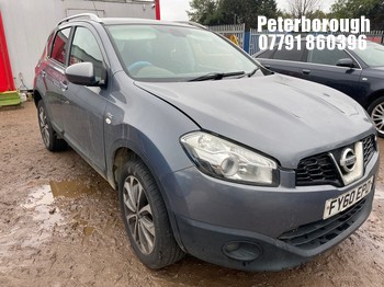 Location: Peterborough - 2010 NISSAN QASHQAI N-TEC 5 Door Hatchback REG: FY60EPO, Keys: No, MOT Expiry date: 03/07/2026, 1598 Petrol, 6 Speed Manual Petrol, Former Keepers: 7