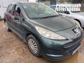 Location: Peterborough - 2009 PEUGEOT 207 S 5 Door Hatchback REG: LM59JHE, Keys: No, MOT Expiry date: 09/11/2026, 1397 Petrol, 5 Speed Manual Petrol, Former Keepers: 7