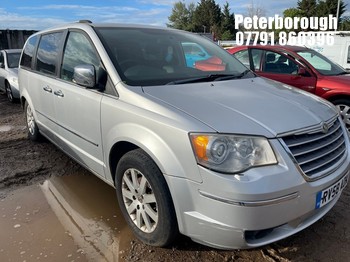 Location: Peterborough - 2008 CHRYSLER GR-VOYAGER LTD CRD 160 A MPV REG: RV58ADX, Keys: No, MOT Expiry date: 25/07/2024, 2777 Diesel, 6 Speed Auto Diesel, Former Keepers: 8