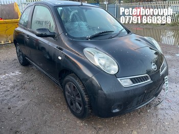 Location: Peterborough - 2008 NISSAN MICRA ACENTA + 3 Door Hatchback REG: SH08RYD, Keys: No, MOT Expiry date: 19/07/2027, 1240 Petrol, 5 Speed Manual Petrol, Former Keepers: 9