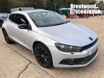 Location: Brentwood - 2009 VOLKSWAGEN SCIROCCO GT S-A Coupe REG: K24DSN, Keys: No, MOT Expiry date: 27.07.2026, 1984 Petrol, 6 Speed Semi Auto Petrol, Former Keepers: 13